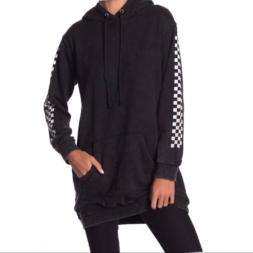 Oversized distressed sweatshirt hoodie y2k dress
